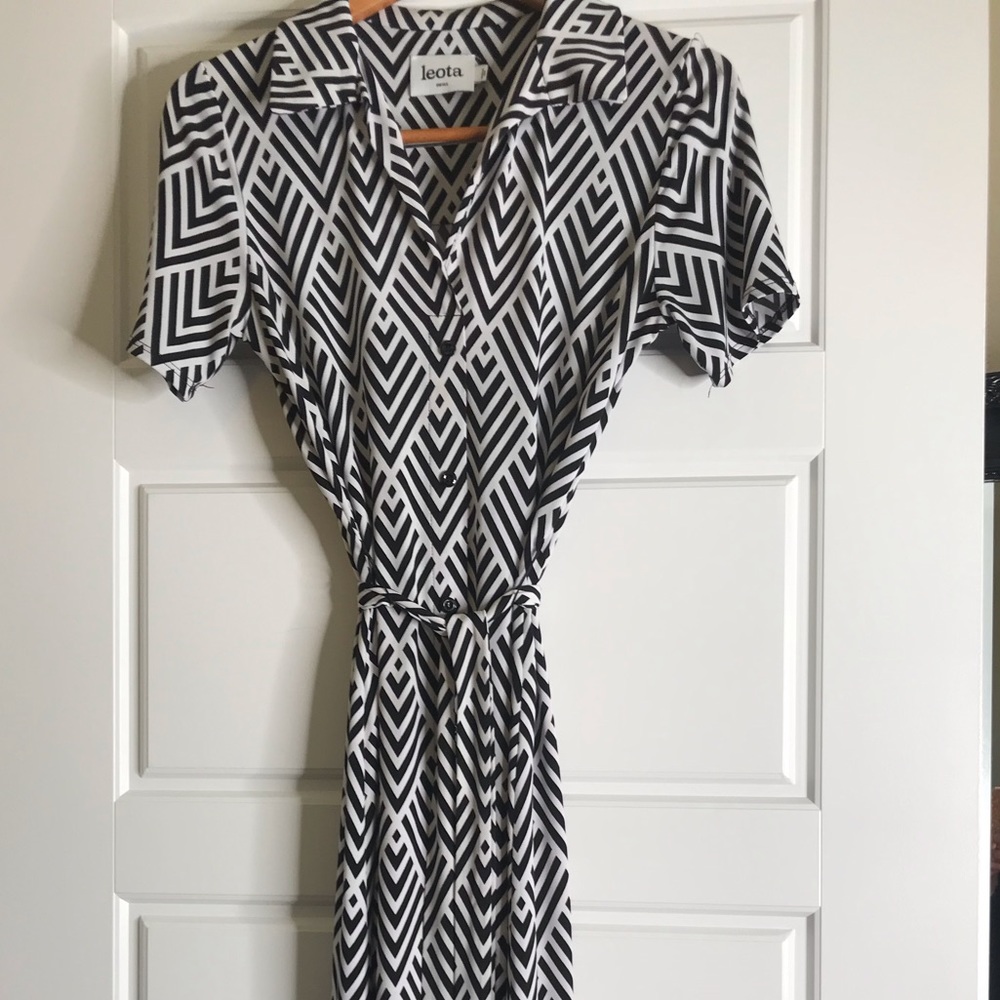 Black and white dress